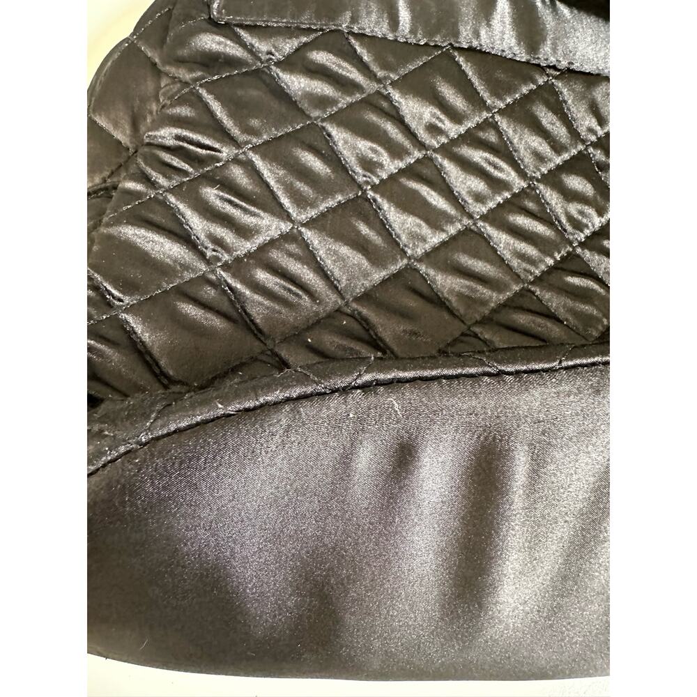 Missguided x Barbie Black Satin Backpack - Picture 7 of 13